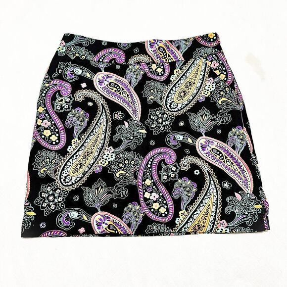 Loudmouth Golf Paisley Patterned Print Skirt Skort Pockets Size 4 - Picture 1 of 4